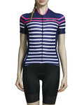 MONTON Cycling short sleeve jersey - SAILOR LADY - blue
