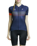MONTON Cycling short sleeve jersey - SEA LIGHT LADY - blue
