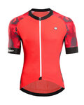 MONTON Cycling short sleeve jersey - DISGUISER II - red