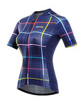 MONTON Cycling short sleeve jersey - DREAM WEAVER LADY - blue