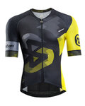 MONTON Cycling short sleeve jersey - ATTACK - black/yellow