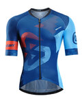 MONTON Cycling short sleeve jersey - ATTACK - blue