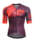 MONTON Cycling short sleeve jersey - VITALITY - bordeaux/red