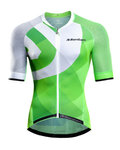 MONTON Cycling short sleeve jersey - ARG - green/white