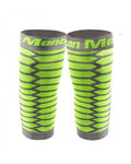 MONTON Cycling knee-length leg warmers - FUNCTIONAL - green/grey