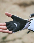 MONTON Cycling fingerless gloves - COBRAND - white