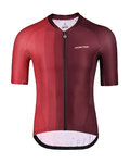 MONTON Cycling short sleeve jersey - INK PAINTING - red