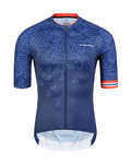 MONTON Cycling short sleeve jersey - UNGO - blue