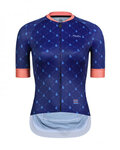 MONTON Cycling short sleeve jersey - LADYBUG LADY - blue