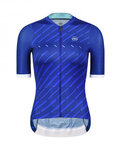 MONTON Cycling short sleeve jersey - WINAIN LADY - blue
