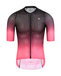 MONTON Cycling short sleeve jersey - SPACE - black/red