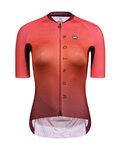 MONTON Cycling short sleeve jersey - NEON LADY - red