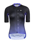 MONTON Cycling short sleeve jersey - NEON LADY - purple/black