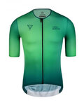 MONTON Cycling short sleeve jersey - EARTH - green