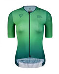 MONTON Cycling short sleeve jersey - EARTH LADY - green