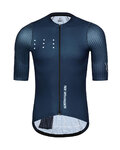 MONTON Cycling short sleeve jersey - GENTLEMAN - blue