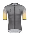 MONTON Cycling short sleeve jersey - LIGHT - grey/yellow