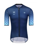 MONTON Cycling short sleeve jersey - SERENITY - light blue/blue