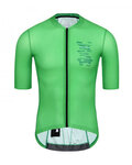 MONTON Cycling short sleeve jersey - HERMITT - green