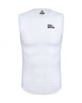 MONTON Cycling sleeve less t-shirt - HOLIDAY - white
