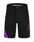 MONTON Cycling shorts without bib - BAM MTB - black/purple