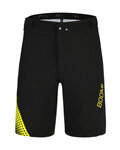 MONTON Cycling shorts without bib - BOOM MTB - yellow/black