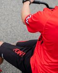 MONTON Cycling shorts without bib - POW MTB - black/red