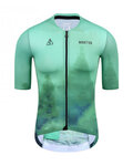 MONTON Cycling short sleeve jersey - FOREST - green