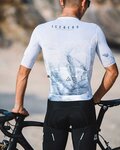 MONTON Cycling short sleeve jersey - ICEBERG  - white/grey