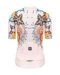 MONTON Cycling short sleeve jersey - BLOOMS LADY - orange/multicolour