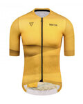 MONTON Cycling short sleeve jersey and shorts - DESERT - white/black/yellow