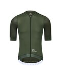 MONTON Cycling short sleeve jersey and shorts - TRAVELER MAX - black/green
