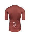 MONTON Cycling short sleeve jersey and shorts - TRAVELER MAX - black/bordeaux