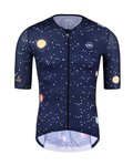 MONTON Cycling short sleeve jersey - SPACECAT - blue/multicolour