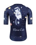 MONTON Cycling short sleeve jersey - SPACECAT - blue/multicolour