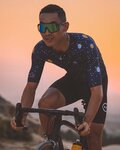 MONTON Cycling short sleeve jersey - SPACECAT - blue/multicolour