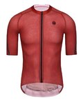 MONTON Cycling short sleeve jersey - PRO CARBONFIBER - red