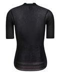 MONTON Cycling short sleeve jersey - PRO CARBONFIBER LADY - black