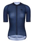 MONTON Cycling short sleeve jersey - PRO CARBONFIBER LADY - blue