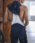 MONTON Cycling bib shorts - SKULL - blue