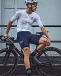 MONTON Cycling bib shorts - SKULL - blue