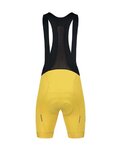 MONTON Cycling bib shorts - SKULL - yellow