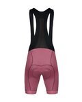 MONTON Cycling bib shorts - SKULL - red