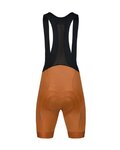 MONTON Cycling bib shorts - SKULL - brown