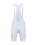 MONTON Cycling bib shorts - SKULL LADY - white