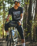 MONTON Cycling short sleeve t-shirt - CAMPING - black