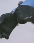 MONTON Cycling long-finger gloves - STAREAP - black