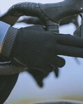 MONTON Cycling long-finger gloves - STAREAP - black