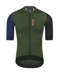MONTON Cycling short sleeve jersey - TRAVELER EVO - black/green/blue