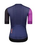 MONTON Cycling short sleeve jersey - TRAVELER EVO LADY - black/blue/purple